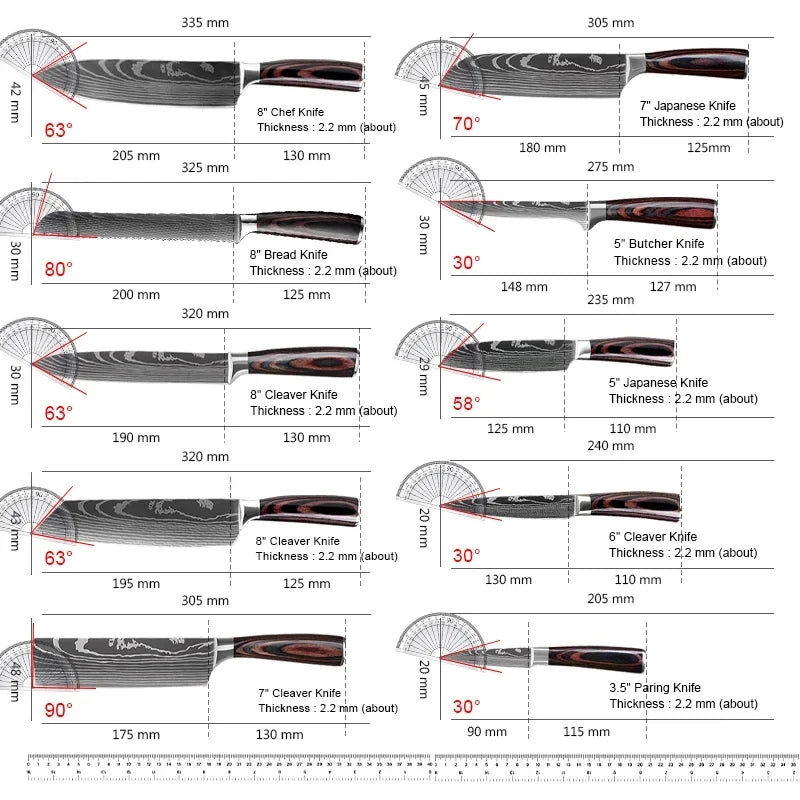 Knife Set in Box